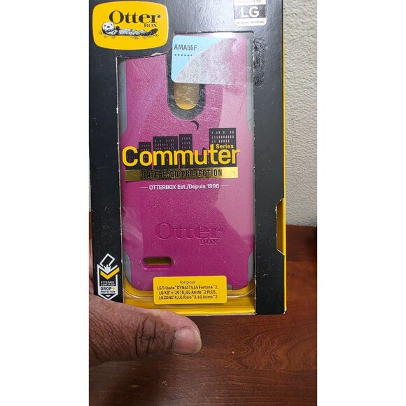 NWT Otterbox Commuter Series Case For LG Tribute Dynasty/Fortune 2 Aristo 2/2 Pl - Picture 1 of 4
